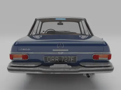 Mercedes Benz W108 Sedan  3D model
