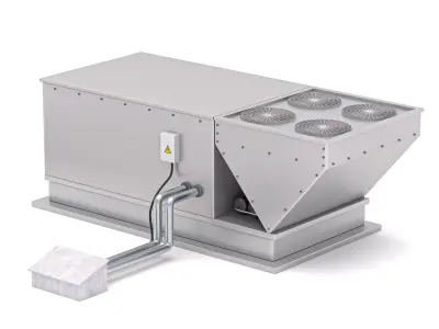 Air Conditioning Unit v4 3D model