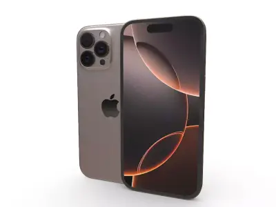 iPhone 16 Pro Desert Titanium Premium 3D model