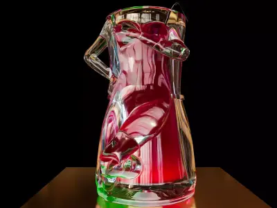 Woman Like Glass Vase 3D print model