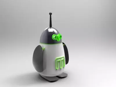 Penguin Makerbot Mascot Free 3D model