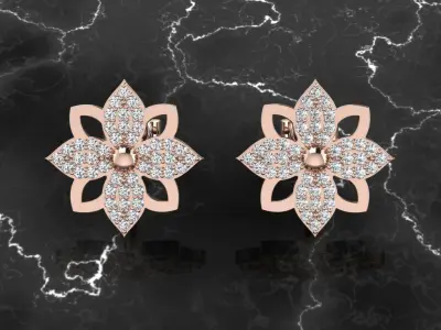 Jewelry Earring 3D print model