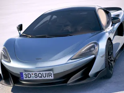 McLaren 600LT 2019 3D model