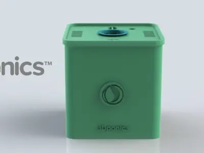 Square Lid - 3Dponics Cube System Free 3D print model