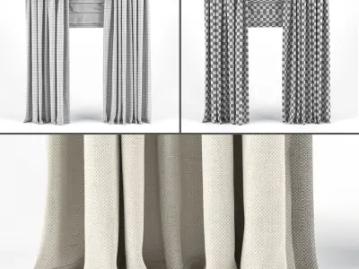 Curtains 27 3D model