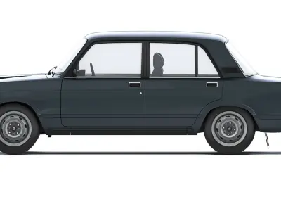 VAZ Lada 2107 1982 3D model