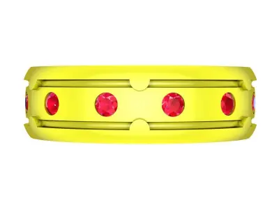 A5189 Luxury Diamond Band Ring for Women 3D Model 3D print model