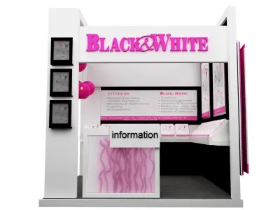 Booth Exhibition Stand a359a 3D model