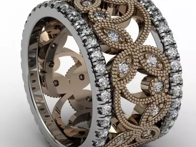 Flower band 3D print model