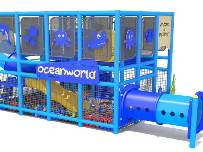 Playground- Indoor Ocean Playland 3D model