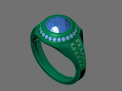 STL 3DM Gents Rings Ready Models Mens Rings 3D print model 3D print model