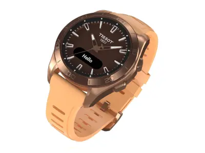 Tissot T-Touch Connect Sport Gold 3D model