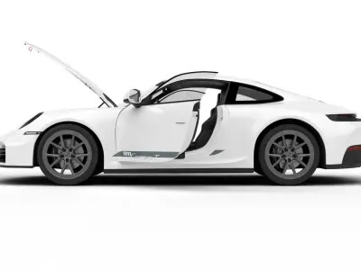 Porsche 911 Carrera T 2025 HQ 3d model 3D model