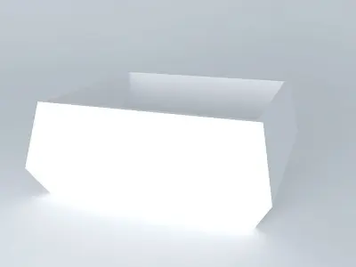 bowl square planter Free 3D model