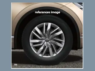 AS rims collection 4 - VW Osarno Low-poly 3D model