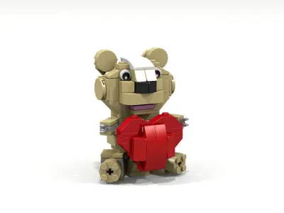 Lego Animals pack 3d 3D model