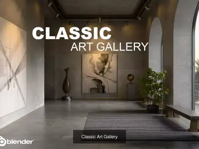 Interior Bundle 01 - 18 Environments 3D Model Collection