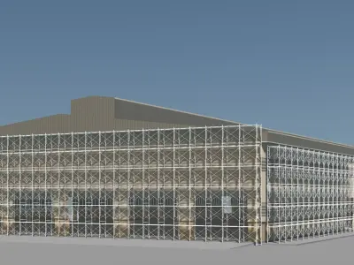 Industrial construction scene 25i19 3D model