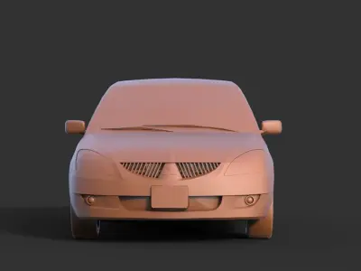 Mitsubishi Lancer IX 2005 3D print model