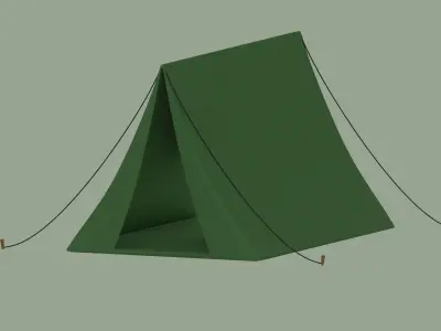 Camping Tent 3D model buy
