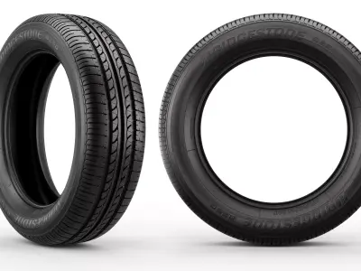 Bridgestone B250 Tire 3D Model 3D model
