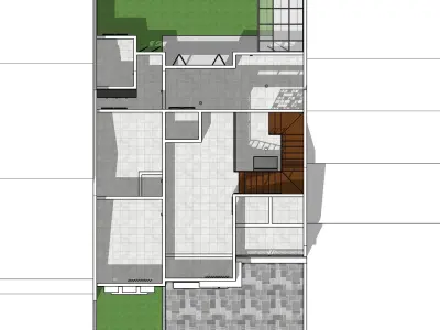 minimalist house 3D model