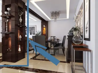 Decorated column 3D print model