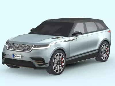 Land Rover Range Rover Velar Low-poly 3D model