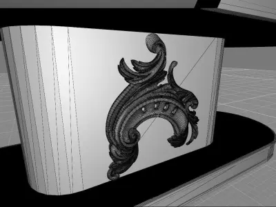 Msk - Table fin11 3D model