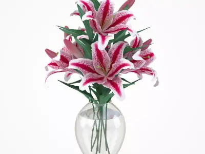 Lily flower 3D model
