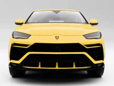 Lamborghini Urus 2019 Low-poly 3D model