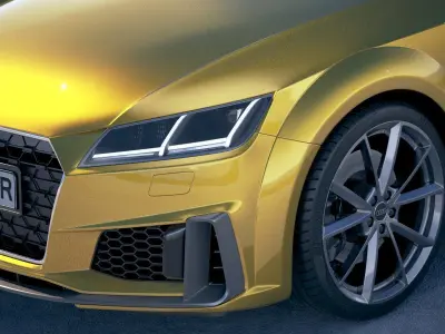 Audi TT Roadster S-line 2019 3D model