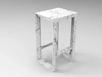 Kegro Table Low-poly 3D model