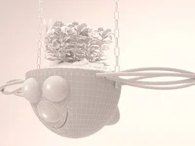 Flowerpot For Childrens - Beautiful Hanging Basket 3D print model
