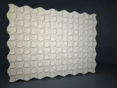 01 3DECOR PATTERN WALL Low-poly 3D model