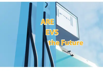 Small  Scene  EV Changer station 3D model