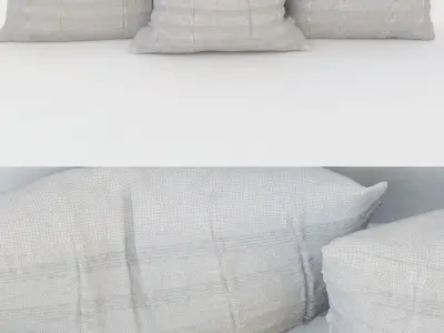 LMM Cushion Stripes Set 3D model