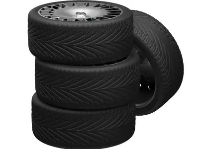 Mercedes Benz Maybach wheels 3D model