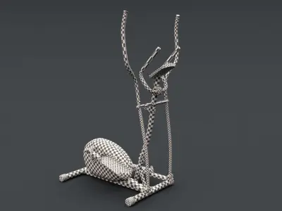 Exercise Bike 3D model