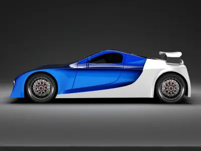 Weber Sportscar 3D model