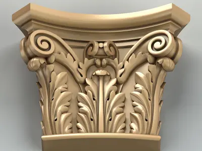 Column capital 008 3D model
