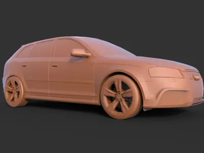 Audi RS3 Sportback 3D print model