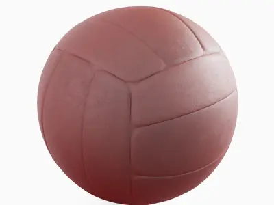 Volleyball Ball 08 Low-poly 3D model