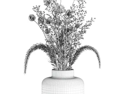 bouquet 3D model 2