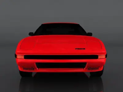 Mazda RX-7 1985  Low-poly 3D model