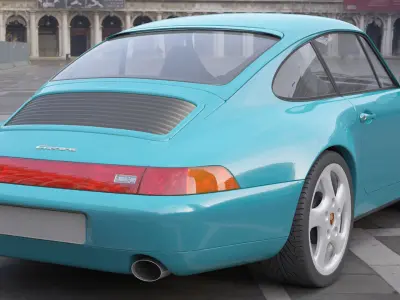 Porsche 911 3D model V2