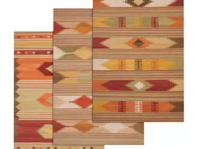 Rug Set 2079 3D model