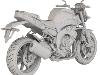 Yamaha FZ8N 2011 3D model