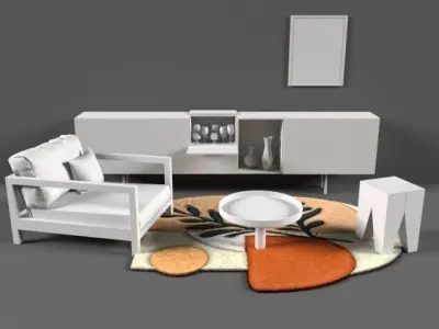Sewing designer art - Rest05 concept 3D model