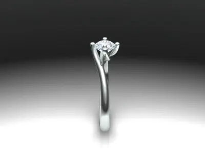 28 solitaire rings  3D print model